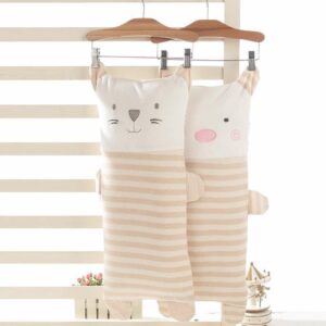 หมอนข้างเด็ก หมอนก่ายเด็ก ขนาด 56 x 26 ซม สีน้ำตาล